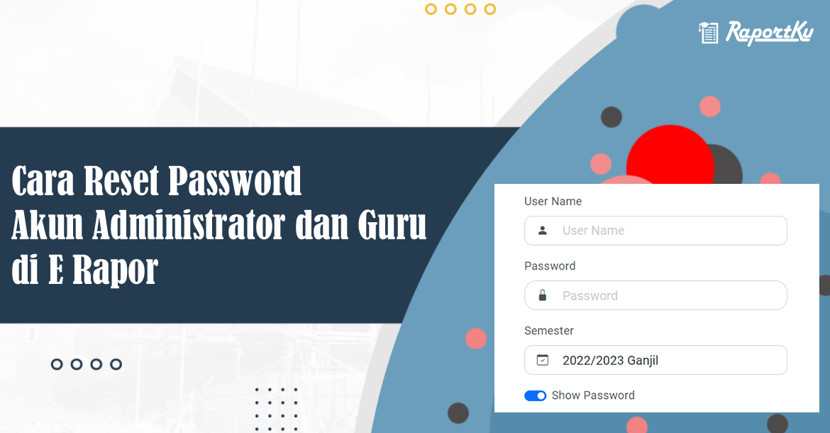 Reset Password E Rapor